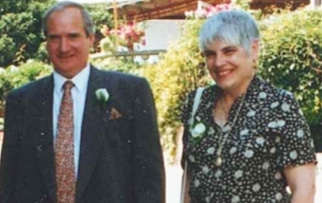 Alan Treece with his wife