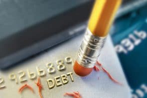 Debt written on credit card