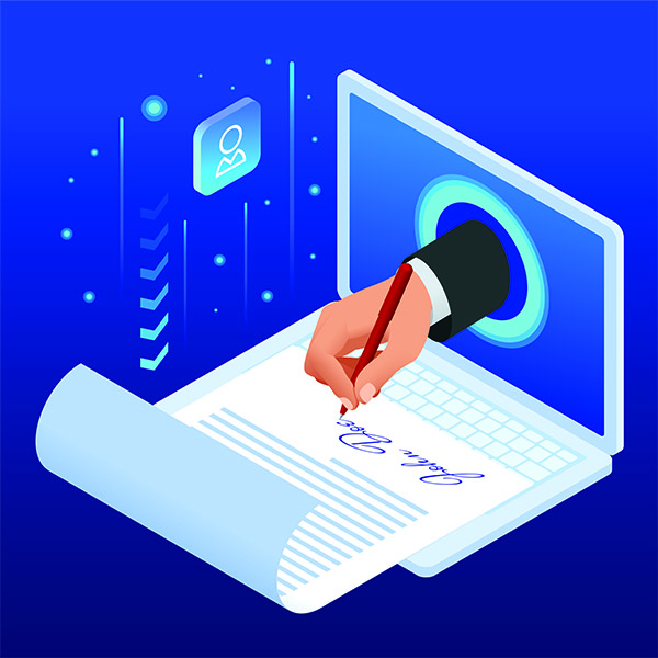 Sign here electronically?